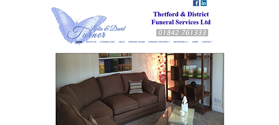 Thetford Funeral Service - CWD-Portfolio