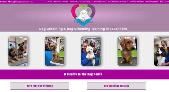 The Dog House Protrain - Caston Web Designs Portfolio