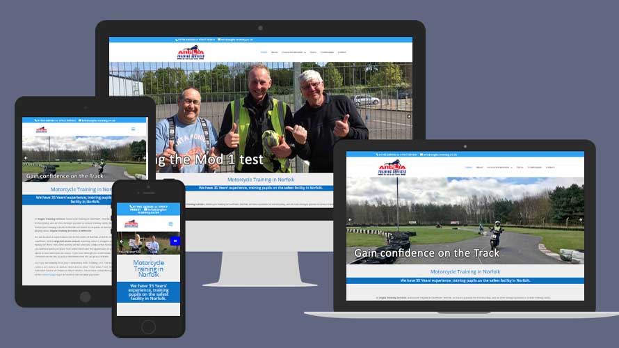 890 Anglia Training Screens